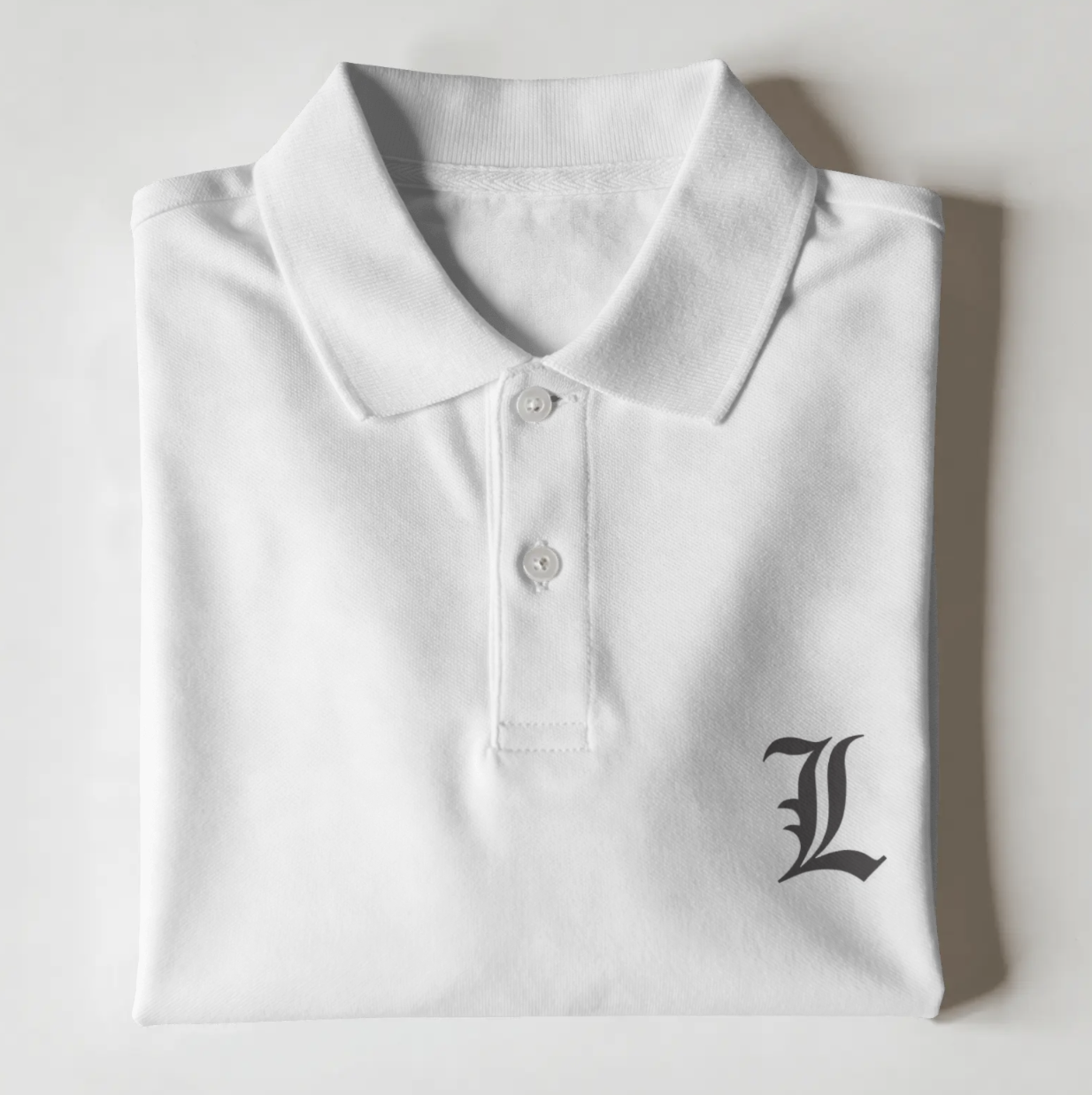 Gothic 'L' Emblem Polo